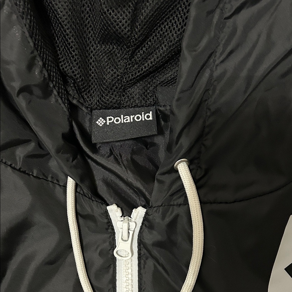 Polaroid Black Jacket with Rainbow Stripes - Picture 2 of 3